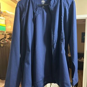 Hearing Hands Purple Label Scrub Jacket